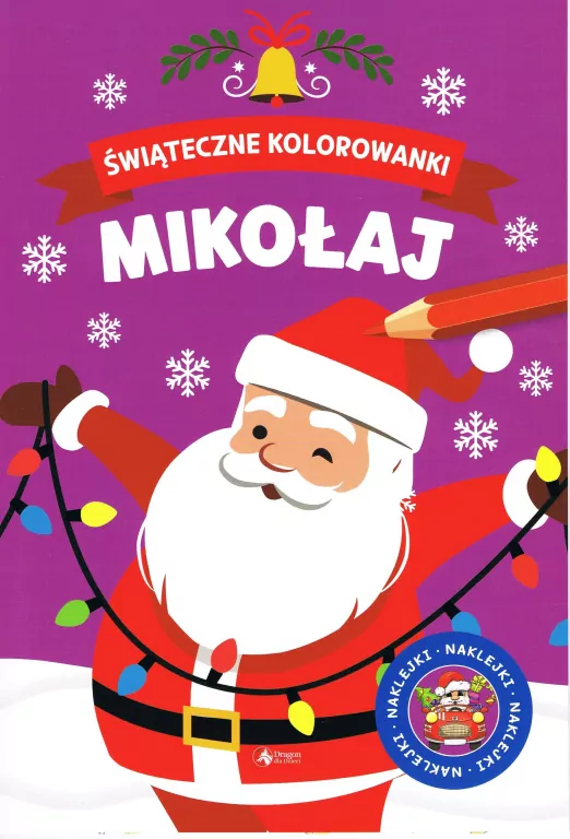 Świąteczne kolorowanki. Mikołaj - tantis.pl