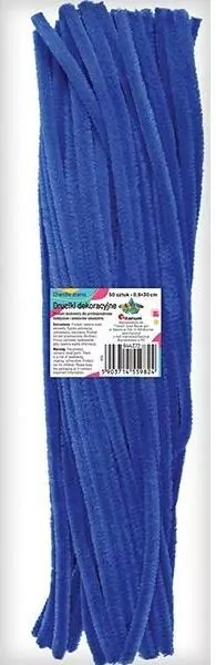 Druciki dekoracyjne 0,6x30cm ciemnoniebiesk 50szt - tantis.pl
