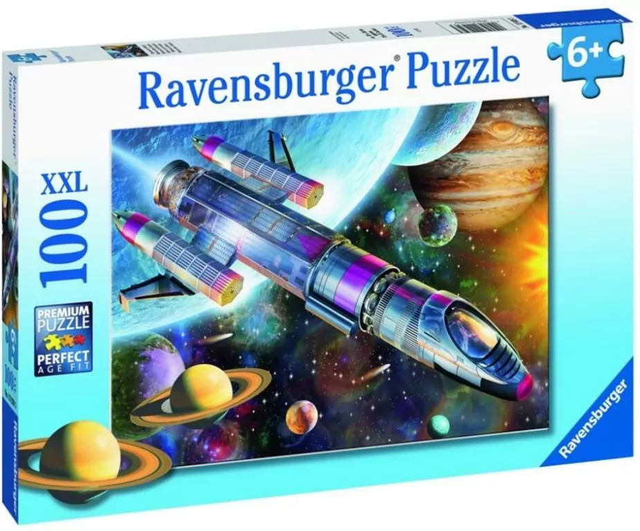 Puzzle 100el XXL Misja kosmiczna 129393 RAVENSBURGER - tantis.pl