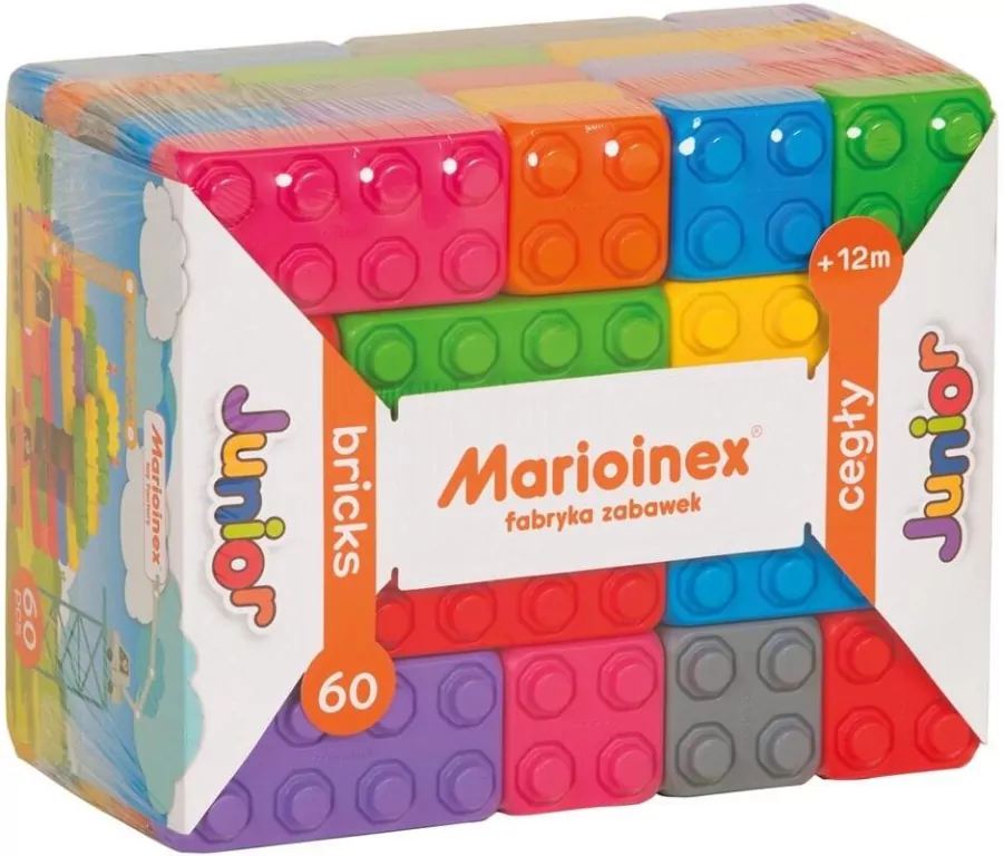 Klocki Budowlane Cegły Junior 60 - tantis.pl