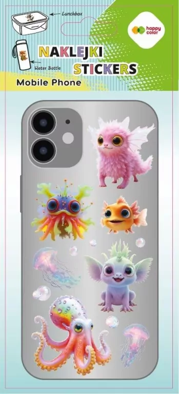 Naklejki Aqua Cuties 90x205 HAPPY COLOR - tantis.pl