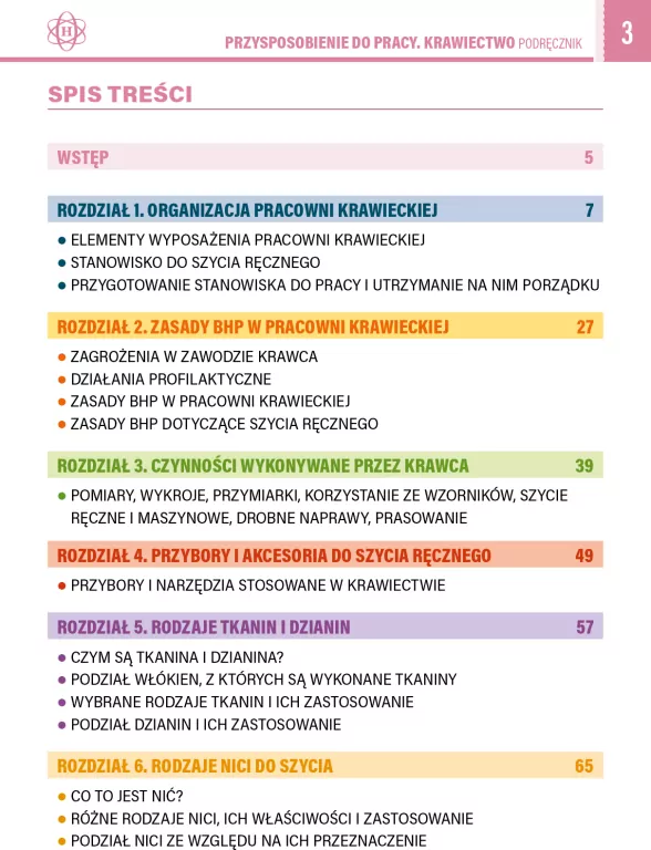 Przysposobienie do pracy. Krawiectwo. Podręcznik. - tantis.pl