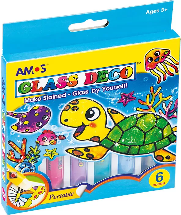 Farby witrażowe Glass Deco 6 kolorów - tantis.pl