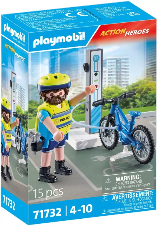 Playmobil Rowerowy patrol policji 71732 - tantis.pl