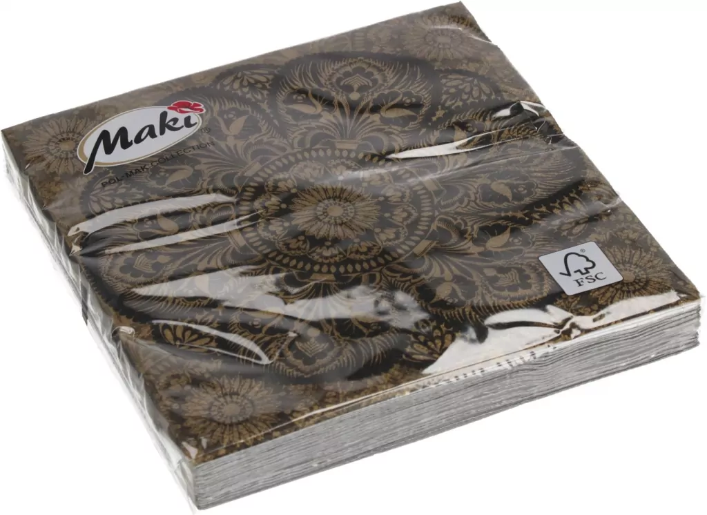 SERWETKA PAP 3W 330X330 LOWICZ CZAR-ZLO PM OP20S - tantis.pl