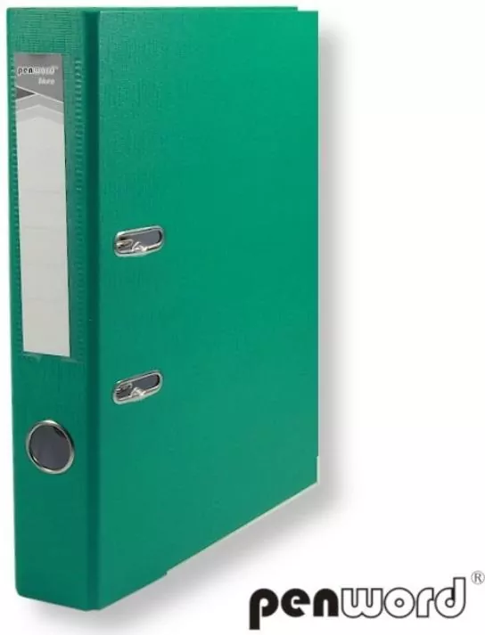 Segregator A4 z okuciem 5cm zielony - tantis.pl