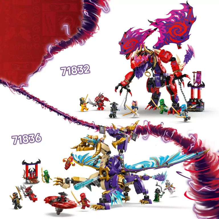 LEGO® Ninjago. Smok chaosu Kiełogrzmot. 71832 - tantis.pl