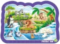 Puzzle ramkowe. Zwierzęta w zoo - tantis.pl