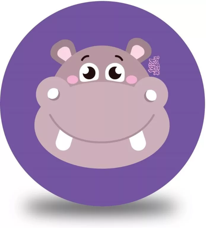 Piłka PVC Sportox Kids 230mm - Hipopotam - tantis.pl