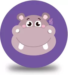 Piłka PVC Sportox Kids 230mm - Hipopotam