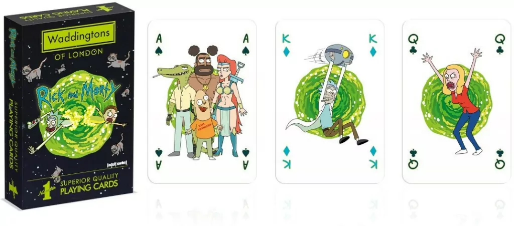 Waddingtons No. 1. Karty do gry. Ricky and Morty - tantis.pl
