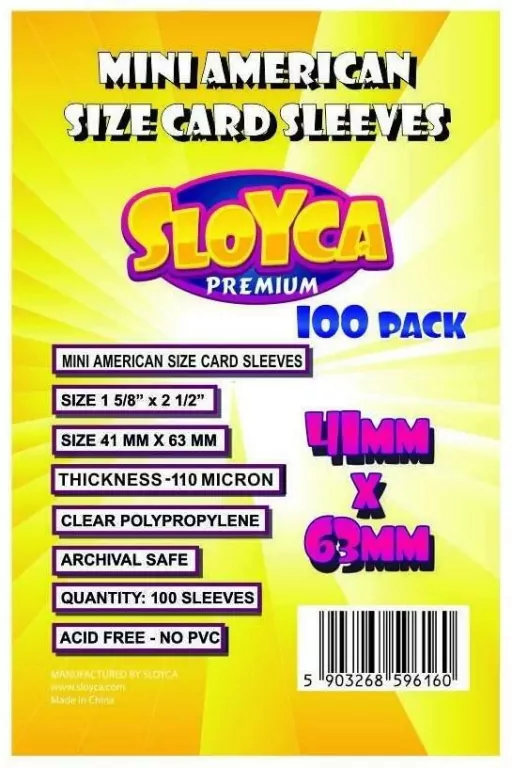 Koszulki Mini American Premium 41x63mm (100 szt.) - tantis.pl