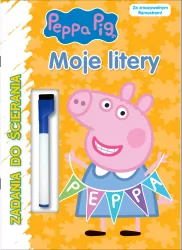 Peppa Pig. Zadania do ścierania cz. 7 Moje litery