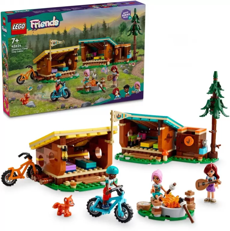 LEGO® Friends. Przytulne domki na letnim obozie. 42624 - tantis.pl