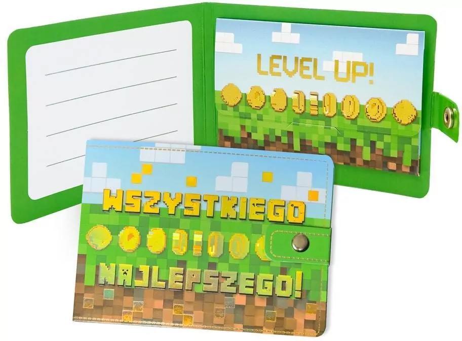 Portfelik Wszystkiego najlepszego piksele - tantis.pl