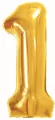 Balon foliowy B&C 1 Royal gold 85cm - tantis.pl