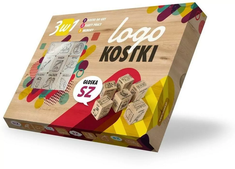 Logokostki. 3w1. Głoska "SZ" - tantis.pl