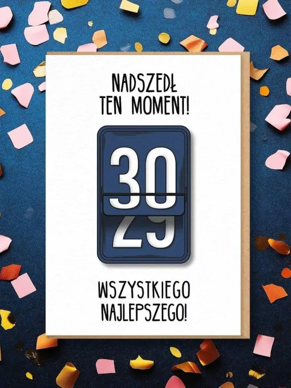 Karnet Urodziny 30 - tantis.pl
