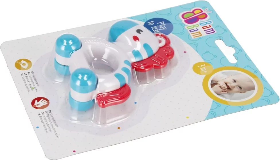 Bam Bam. Grzechotka zebra - tantis.pl