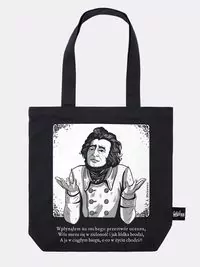 Torba bawełniana: O co w życiu chodzi Adam Mickiewicz, czarna