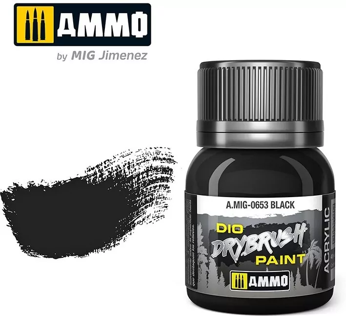 Ammo: DIO Drybrush - Black Brown - tantis.pl