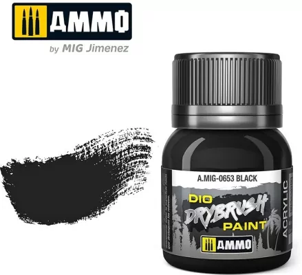 Ammo: DIO Drybrush - Black Brown