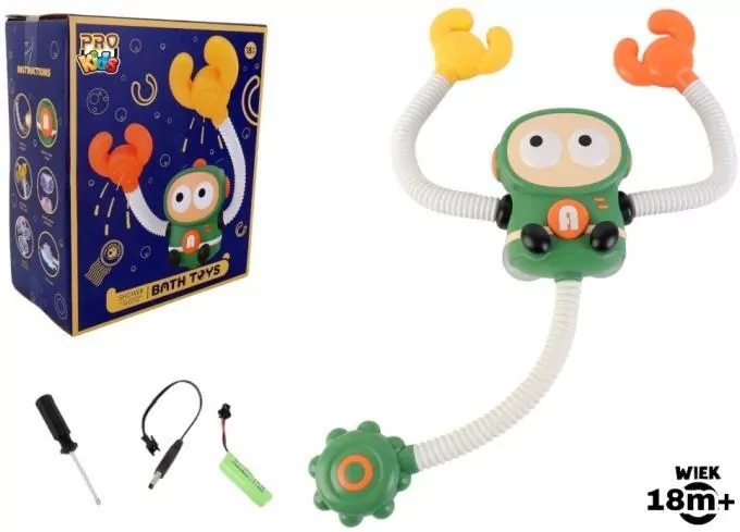 Prysznic robot zielony na akumulator - tantis.pl
