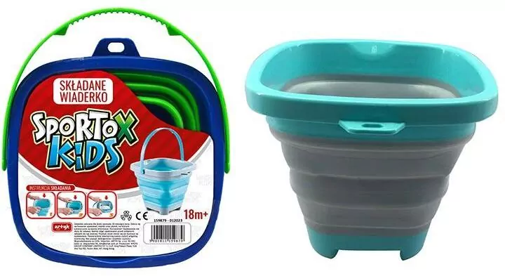 Składane wiaderko. Sportox Kids - tantis.pl