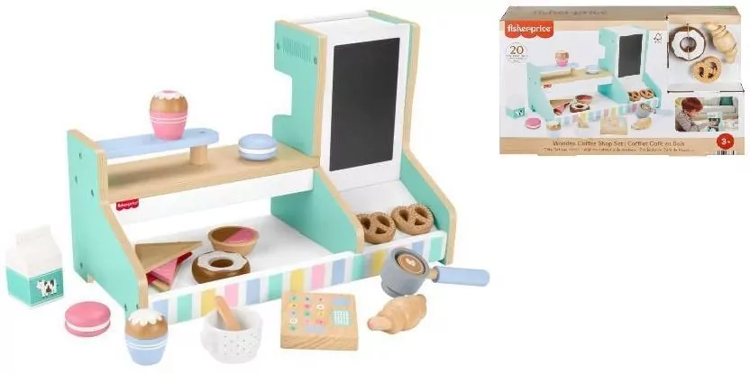 Fisher-Price. Drewniana kawiarenka - tantis.pl