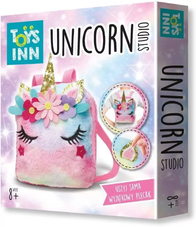 Zestaw do szycia - Plecak Jednorożec. ToysInn - tantis.pl