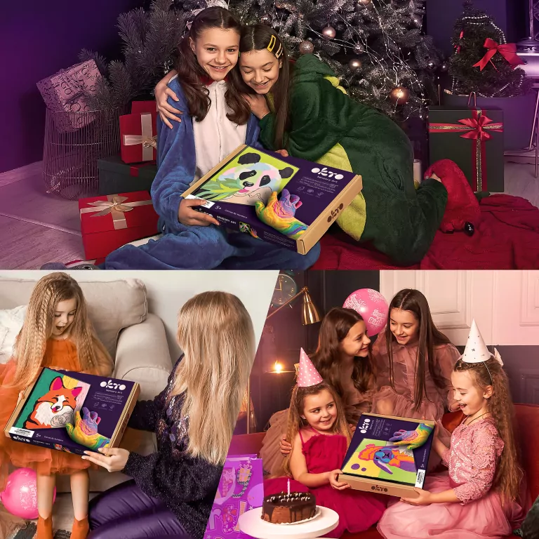 Panda. Obraz 3D. Zestaw kreatywny - tantis.pl