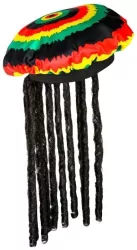 Czapka rasta z dredami