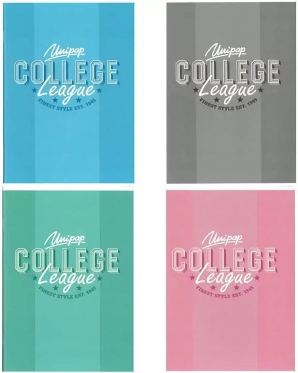 Zeszyt A4/32K linia kolorowa College Prep (15szt) - tantis.pl