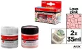 Farba akrylowa różowa 35ml + środek tworzący - tantis.pl
