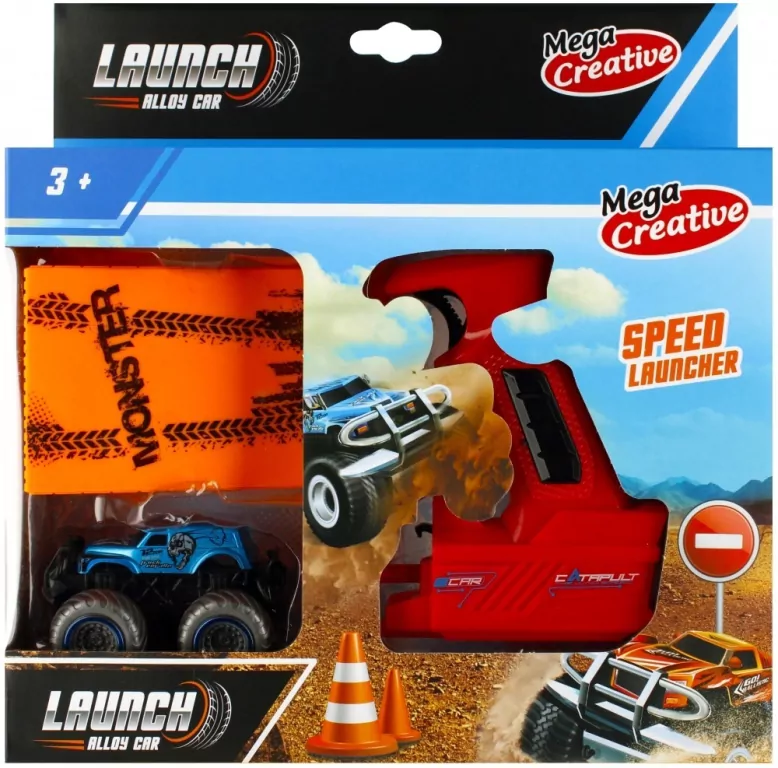 Auto terenowe wyrzutnia akcesoria 498686 Mega Creative - tantis.pl