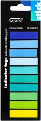 Zakładki indeksujące proste 10 kolorów GRAND