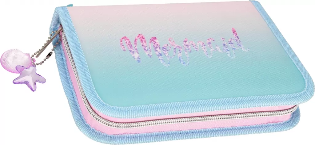 Piórnik 1zamek 2klapki z wyposażeniem Shell - tantis.pl