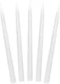 Świeca stożkowa matowa biały 24cm - tantis.pl