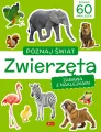 Poznaj świat. Zabawa z naklejkami. Zwierzęta - tantis.pl