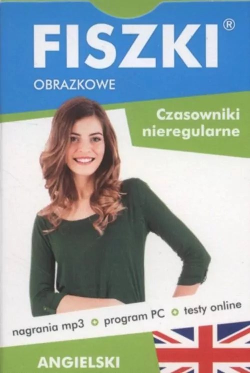Angielski. Fiszki obrazkowe. Czasowniki nieregularne - tantis.pl