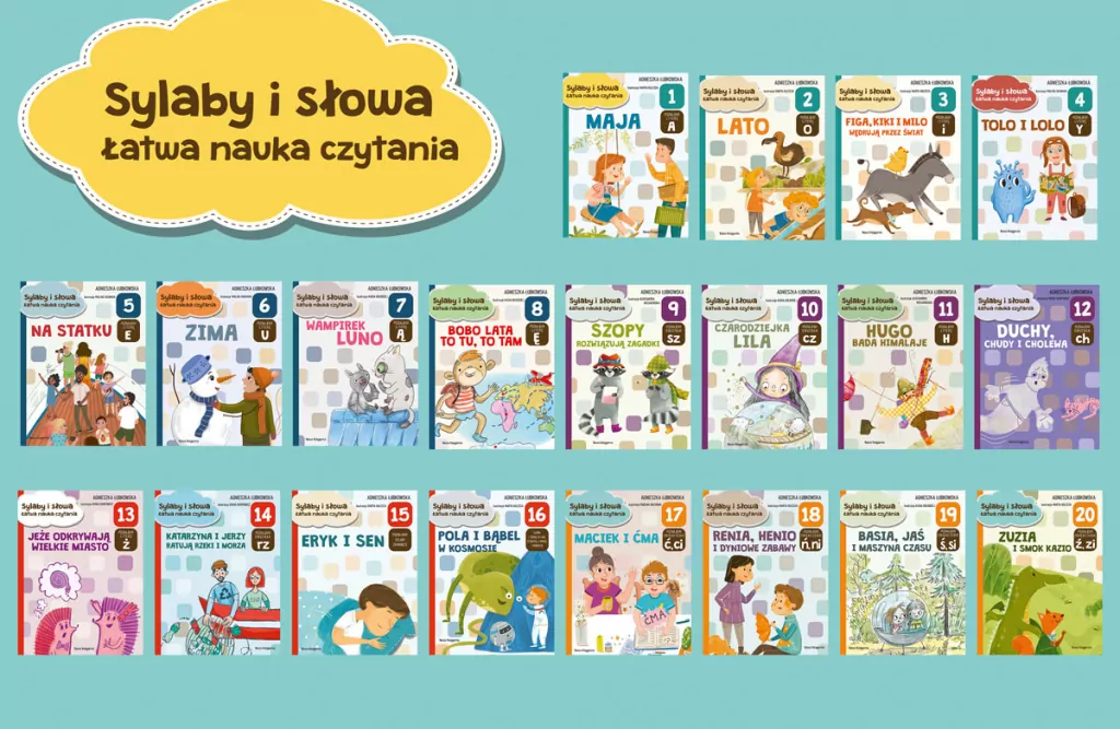 Pakiet: Sylaby i słowa. Łatwa nauka czytania - tantis.pl