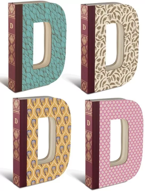 Alphabooks Notatnik litera - D - tantis.pl