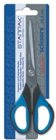 Nożyczki z gumowymi rączkami 165 mm. - tantis.pl