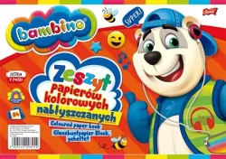 Zeszyt papierów kolorowych nabłyszczanych Bambino. A4/10 kartek