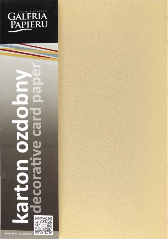 Karton ozdobny A4 Złoty 250 g, 20 ark - tantis.pl