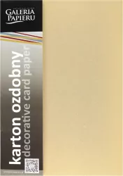 Karton ozdobny A4 Złoty 250 g, 20 ark