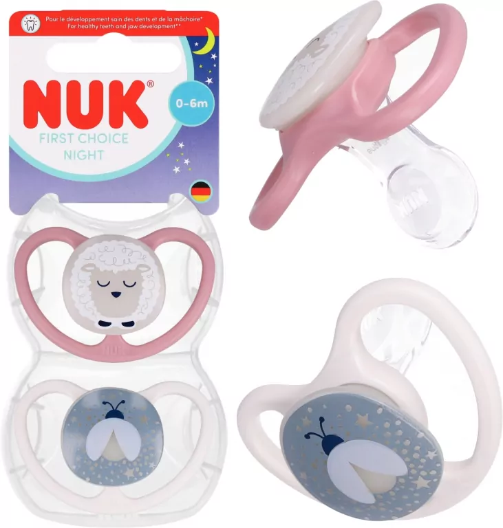 NUK. Perfect Match. Smoczek. 2 sztuki. 0-6 miesięcy. Owca - tantis.pl