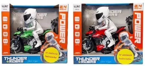 Motocykl sterowany pilotem ze światłem MIX - tantis.pl