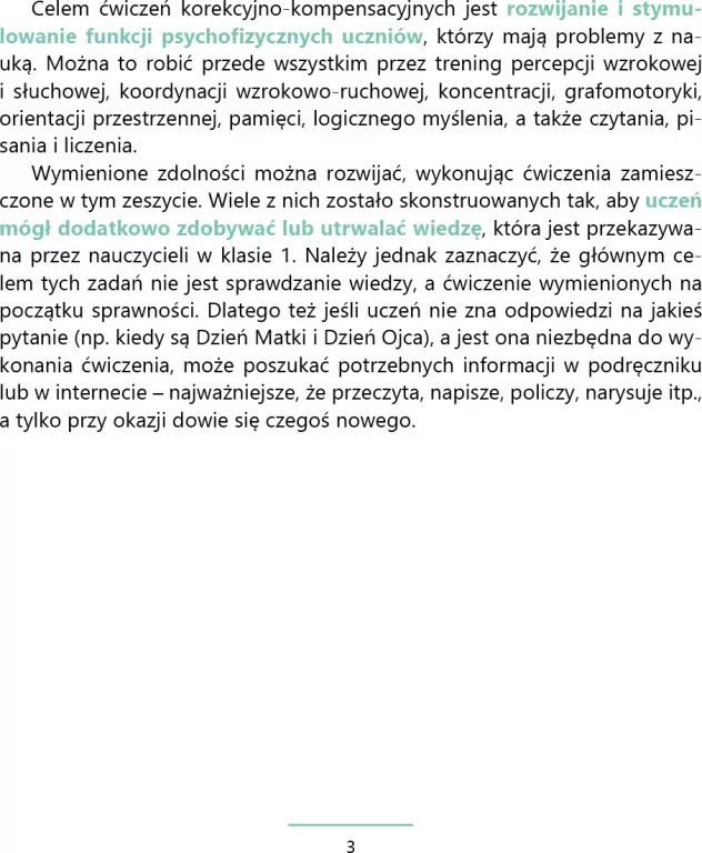 Przyjmuję wyzwanie! Klasa 1 Ćwiczenia korekcyjno.. - tantis.pl