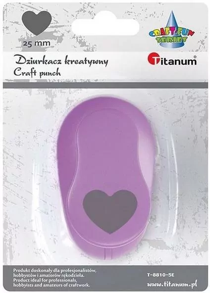 Dziurkacz z motywem Serce 25mm - tantis.pl